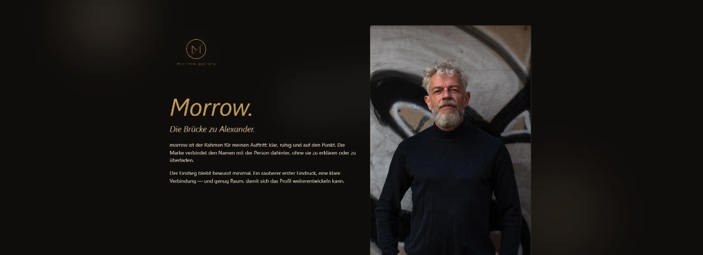 Website-Vorschau morrow.gallery